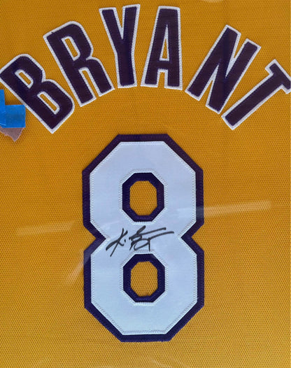 Kobe Bryant Signed AUthentic Pro Cut Jersey Framed PSA ( FILL IN)