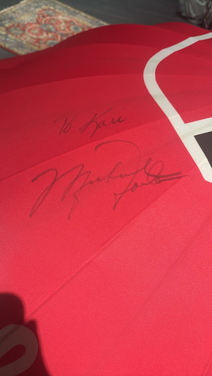 Michael Jordan Signed Umbrells PERFECT FOR CUT, (perfect for any project) RARE Signature BECKETT LOA