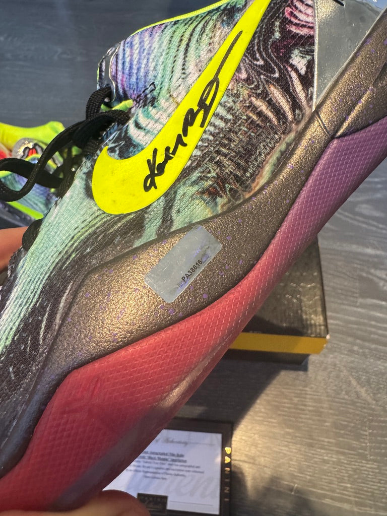Kobe Bryant Signed Inscribed "Black Mamba" Shoes Panini authenticated ULTRA RARE ( FILL IN)