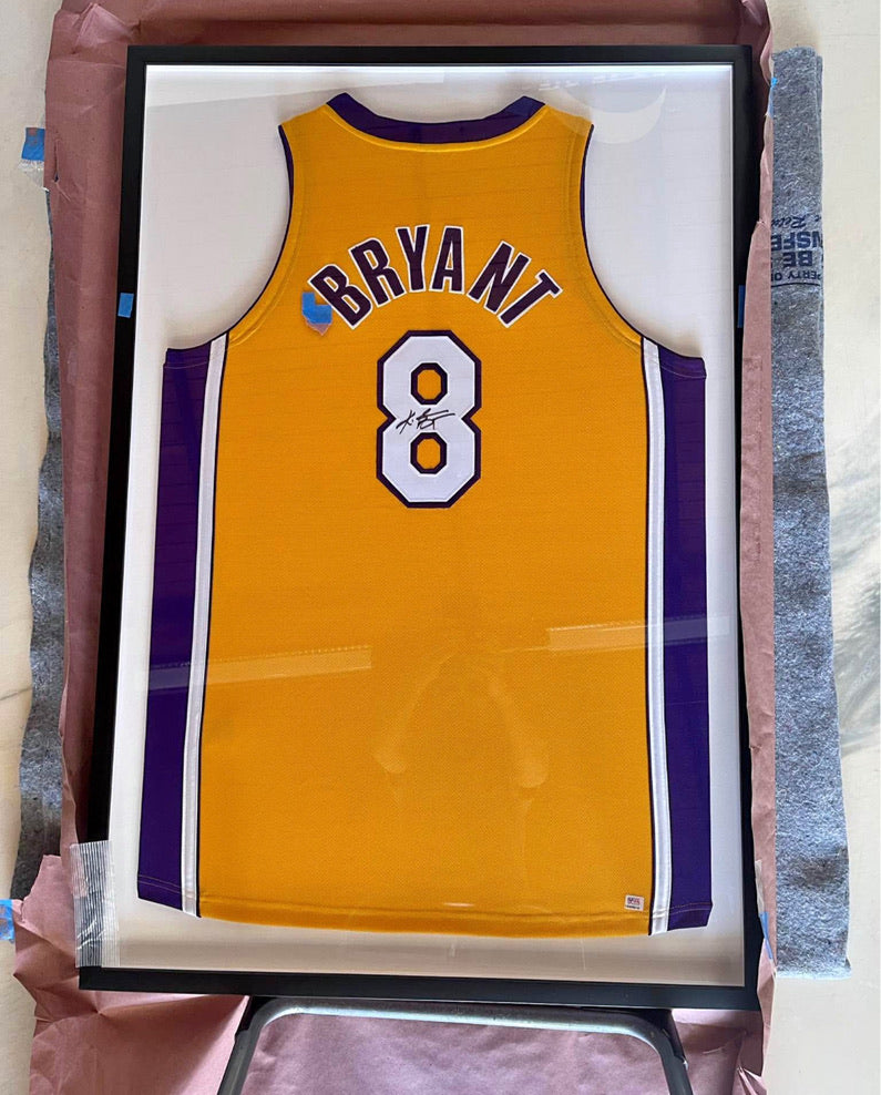 Kobe Bryant Signed AUthentic Pro Cut Jersey Framed PSA ( FILL IN)
