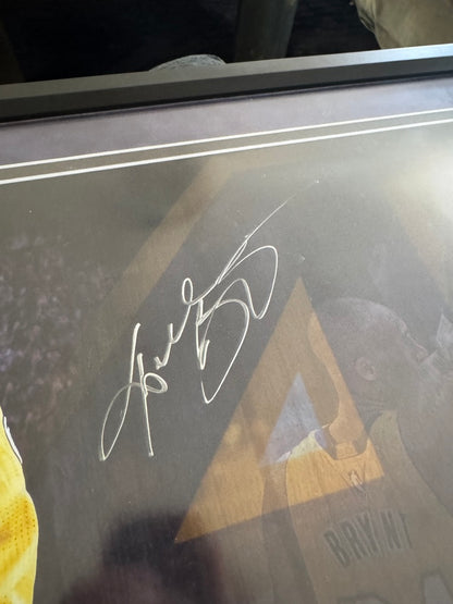 Kobe Bryant Signed OVersiized Panini Photo LE /124 ( FILL IN)