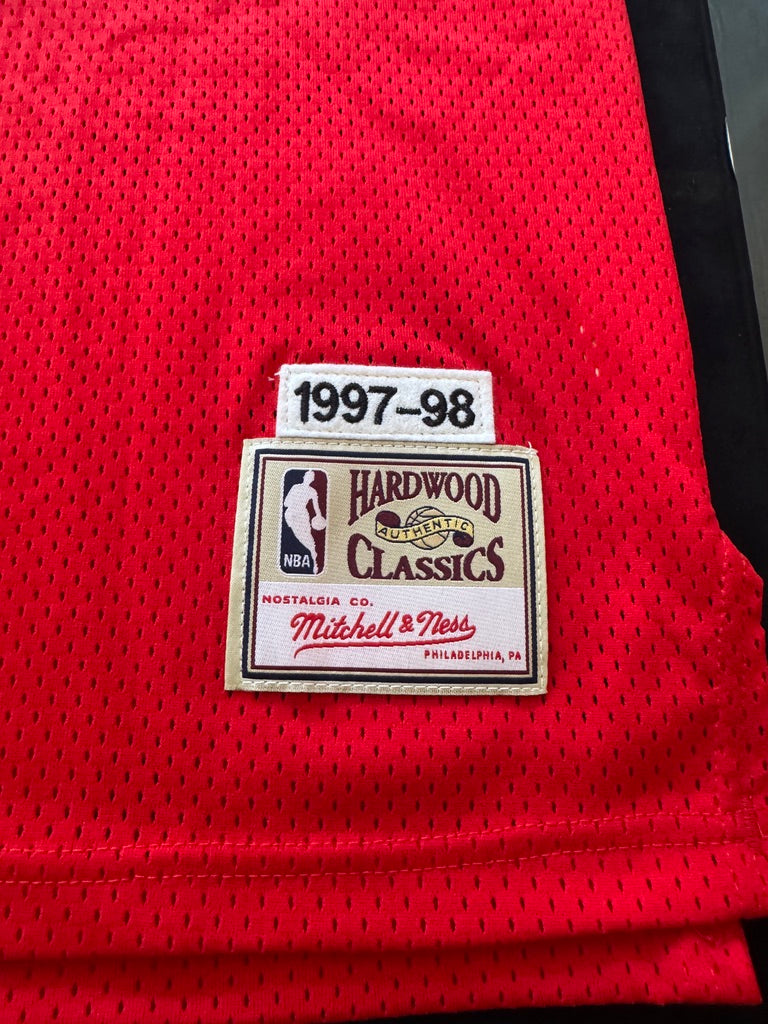 Michael Jordan Signed Red Bulls Jersey 22/23 - Hall of Fame Mitchell & Ness - UDA BAM02517 UDA Card and original box