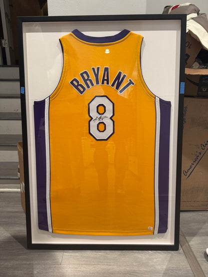 Kobe Bryant Signed AUthentic Pro Cut Jersey Framed PSA ( FILL IN)