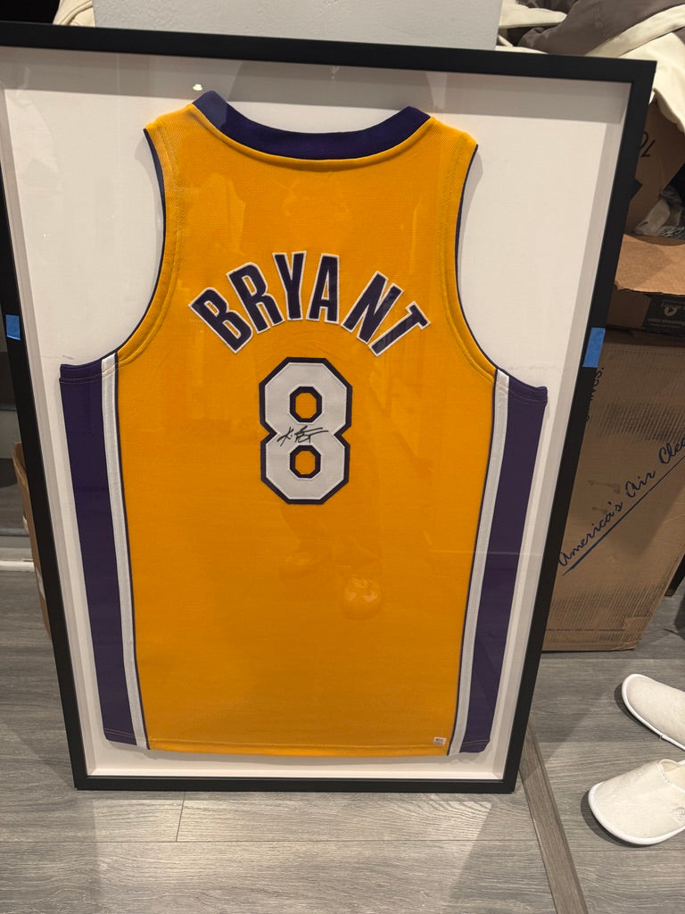Kobe Bryant Signed AUthentic Pro Cut Jersey Framed PSA ( FILL IN)