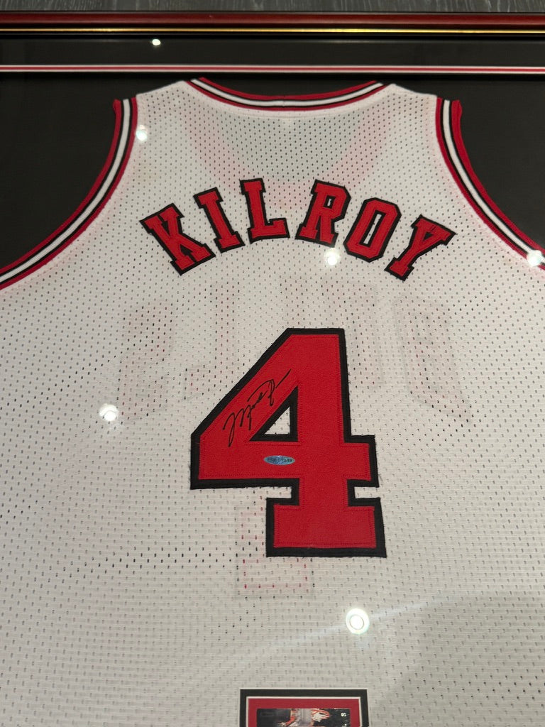 Michael Jordan Signed ULTRA RARE Kilroy 4 jersey UDA withc ard ( FILL IN)