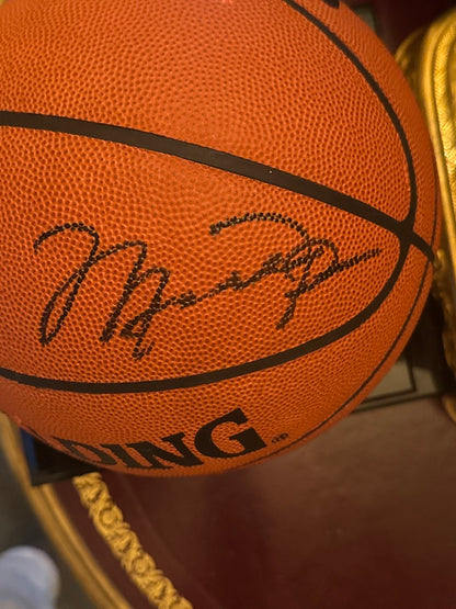 Michael jordan Signed Basketball GOAT LOA (Magic signed as well) VERY NICE SIG (FILL IN)