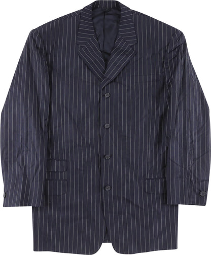 Michael Jordan's Custom Pinstripe Blazer (ex-"The Last Dance" Security Guard & Family LOA)