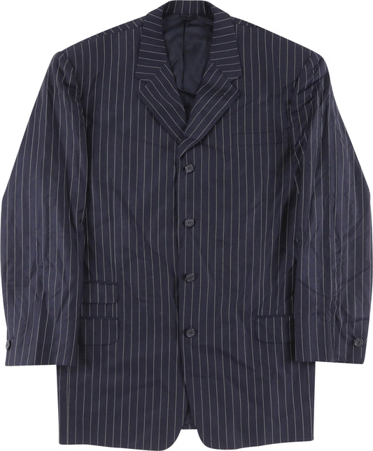 Michael Jordan's Custom Pinstripe Blazer (ex-"The Last Dance" Security Guard & Family LOA)