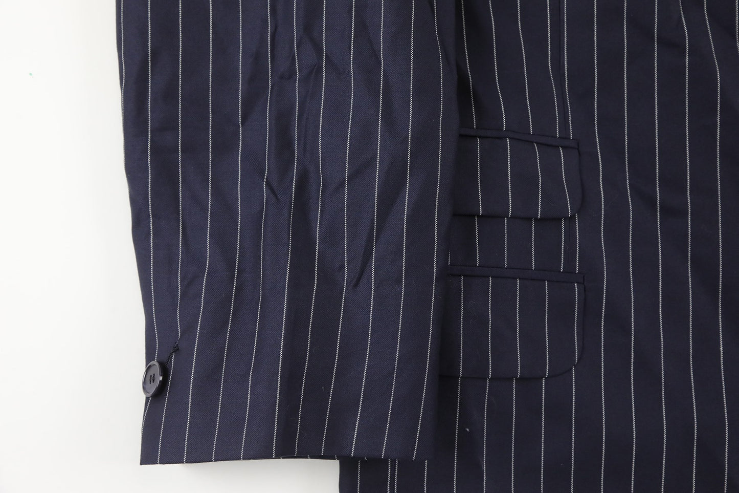 Michael Jordan's Custom Pinstripe Blazer (ex-"The Last Dance" Security Guard & Family LOA)