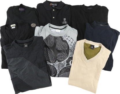 Michael Jordan's Personally Owned Shirts and Sweaters - Lot of 8 (ex-"The Last Dance" Security Guard & Family LOA)