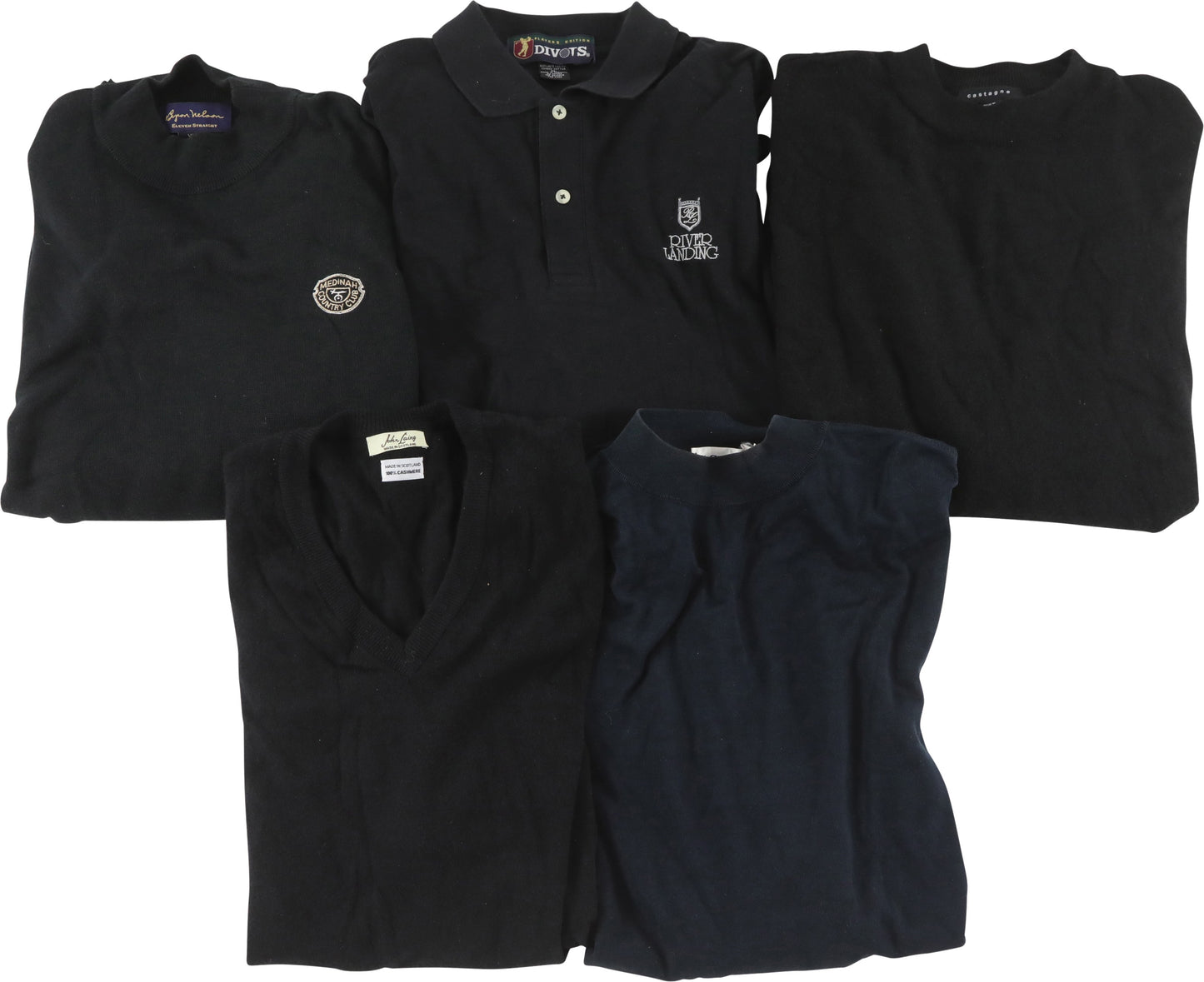 Michael Jordan's Personally Owned Shirts and Sweaters - Lot of 8 (ex-"The Last Dance" Security Guard & Family LOA)