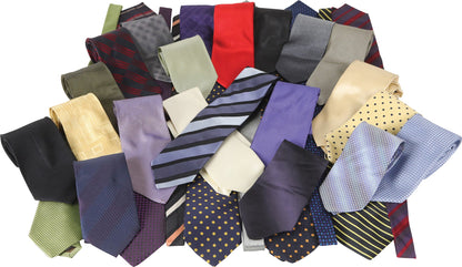 Michael Jordan's Ties - Lot of 31 (ex-"The Last Dance" Security Guard & Family LOA)