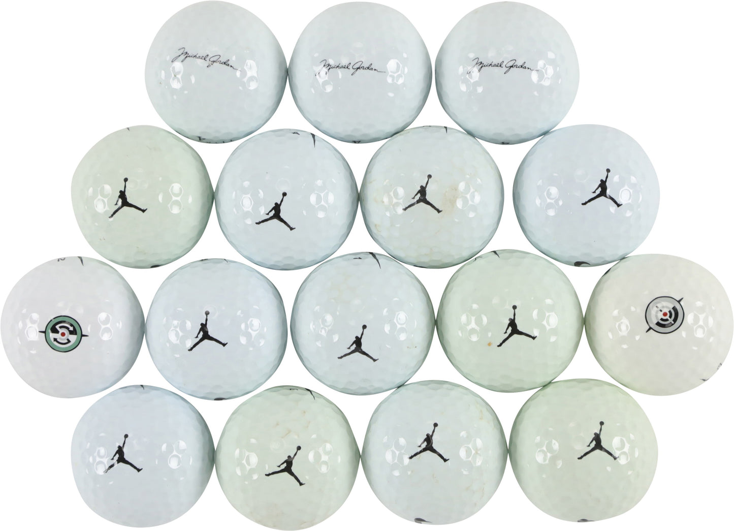 Michael Jordan's Golf Balls (ex-"The Last Dance" Security Guard & Family LOA)