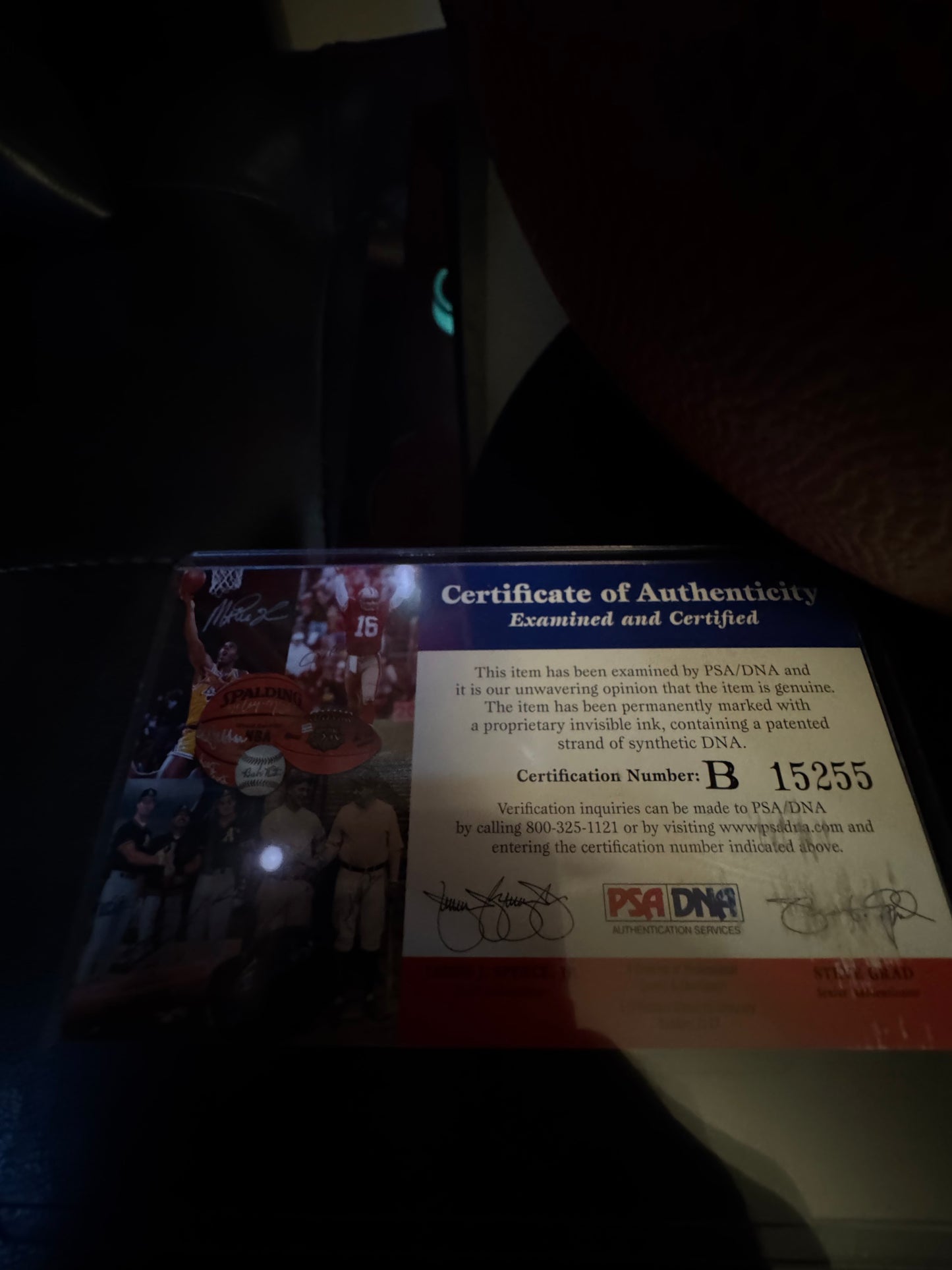 Kobe Bryant Signed Authentic Spalding basketball Bold Signature PSA DNA COA