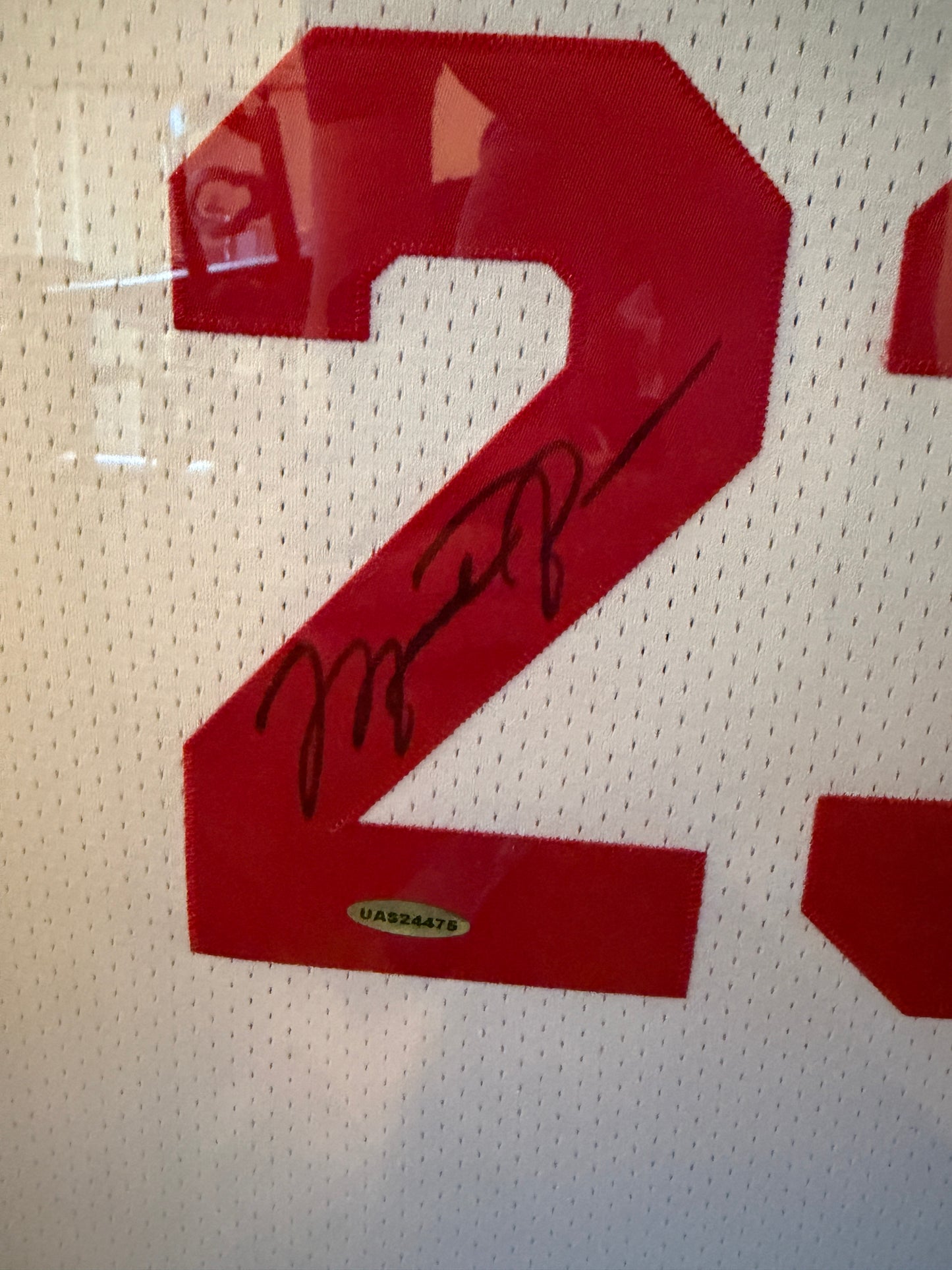 Michael Jordan Signed NBA All Star Game Jersey Upper Deck UDA Custom Framed