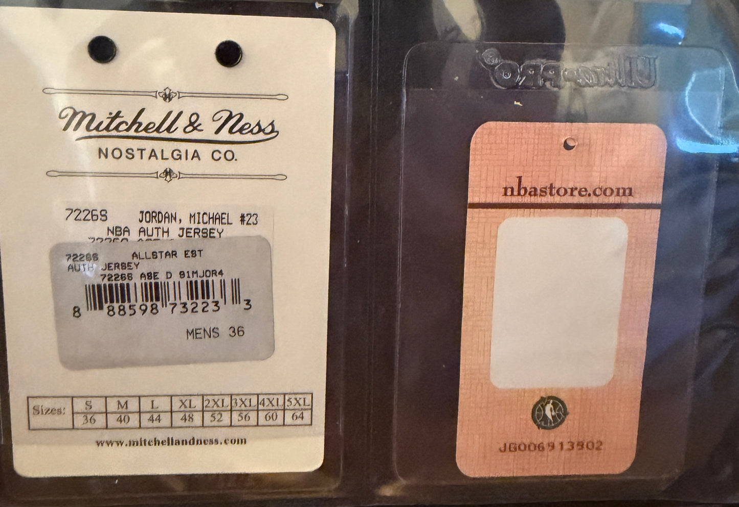 Michael Jordan Signed NBA All Star Game Jersey Upper Deck UDA Custom Framed