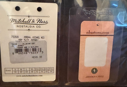 Michael Jordan Signed NBA All Star Game Jersey Upper Deck UDA Custom Framed