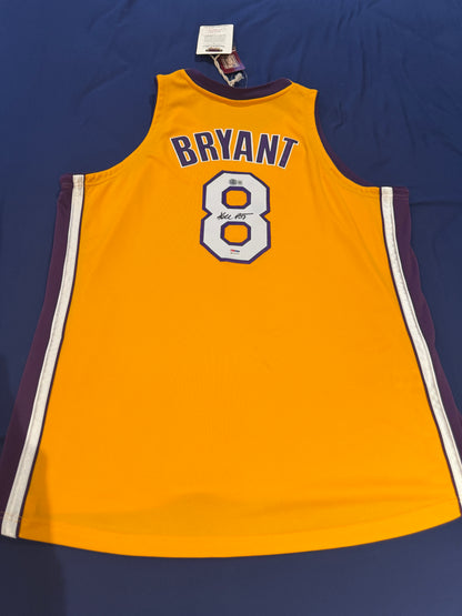 Kobe Bryant Signed Authentic Lakers Finals Jersey Mitchell And Ness #8 Beckett LOA + PSA COA