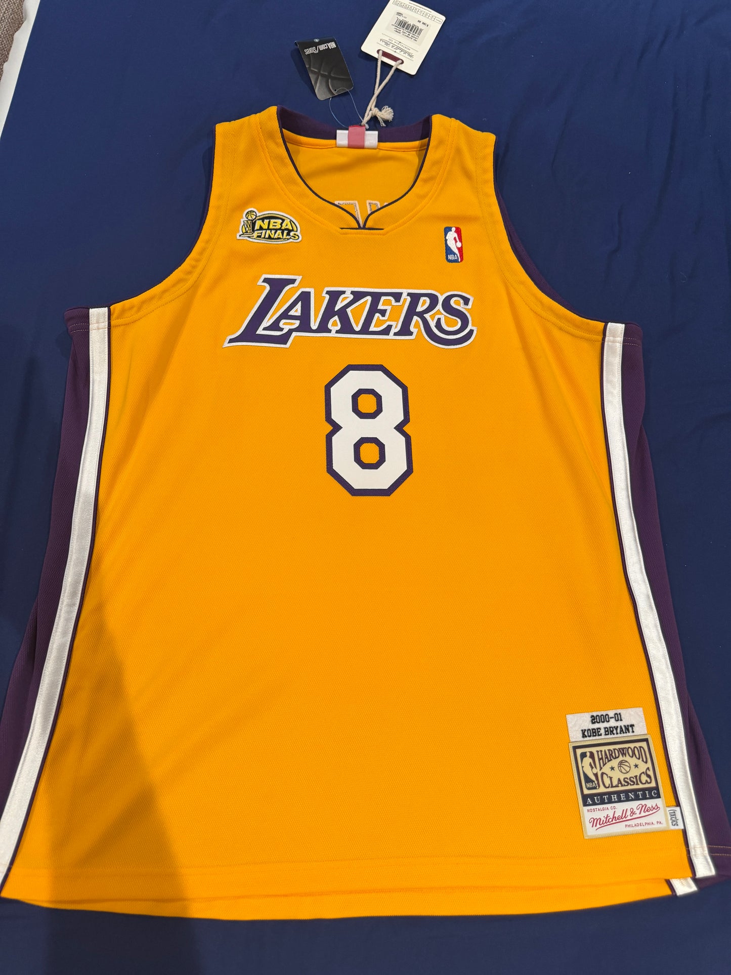 Kobe Bryant Signed Authentic Lakers Finals Jersey Mitchell And Ness #8 Beckett LOA + PSA COA