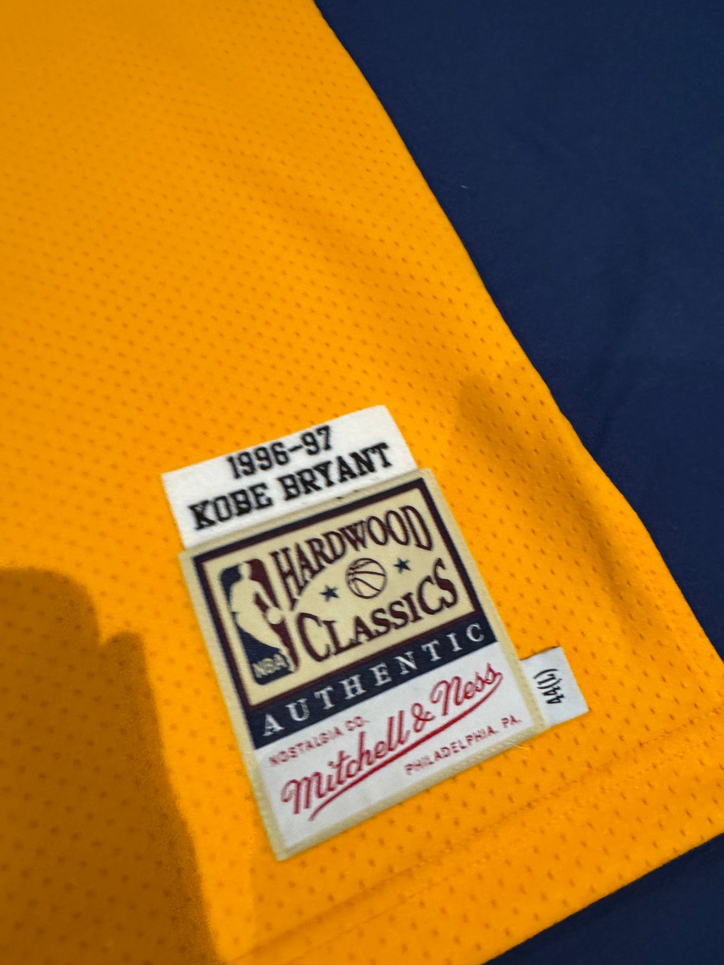 Kobe Bryant Signed Jersey Authentic Mitchell And Ness Lakers #8 PSA DNA COA