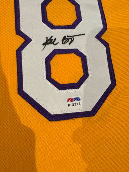 Kobe Bryant Signed Jersey Authentic Mitchell And Ness Lakers #8 Beckett LOA + PSA DNA COA