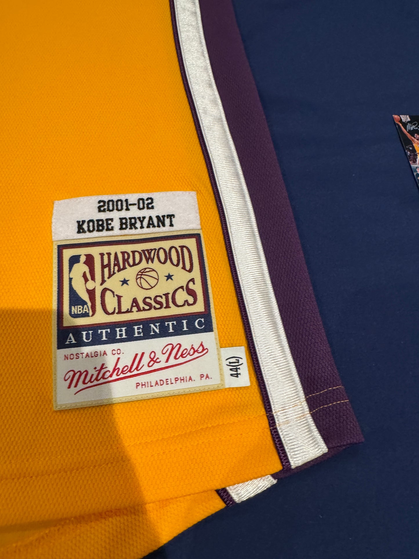 Kobe Bryant Signed Jersey Authentic Mitchell And Ness Lakers #8 Beckett LOA + PSA DNA COA