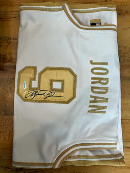 Michael Jordan Signed Signed #9 Dream Team Jersey UDA + GOAT