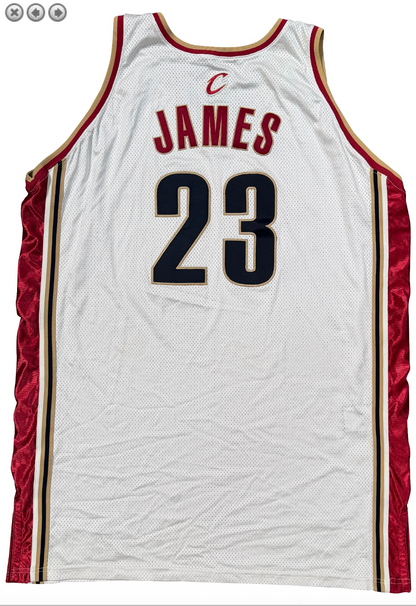 2003-04 LeBron James Cleveland Cavaliers Rookie Game Used/Issued Jersey
