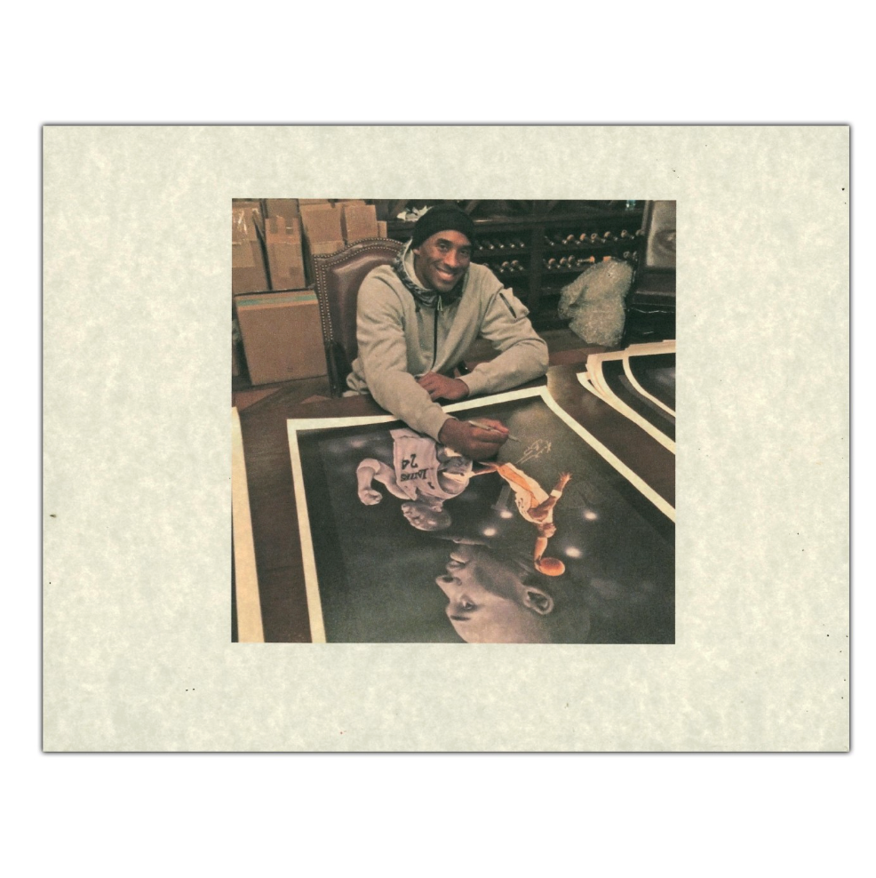 Kobe Bryant Autographed Shane Stover LE Canvas 21 x 28 GORGEOUS