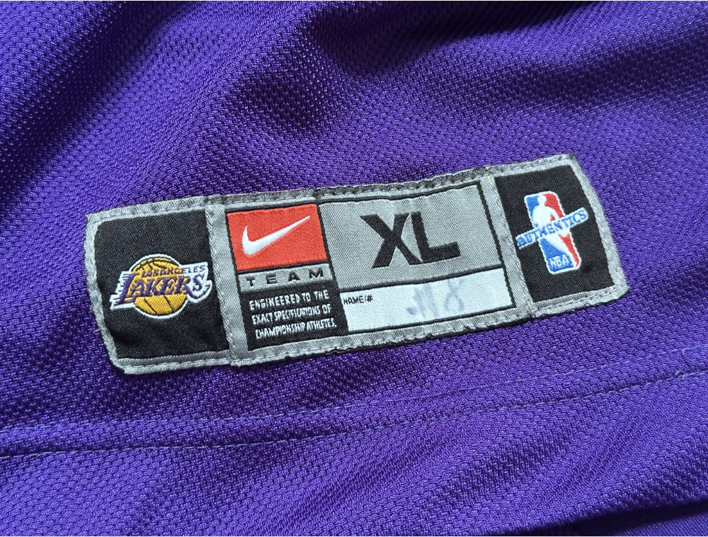 2000s Kobe Bryant Game Worn/Issued Finals Warm Up Shirts LA Lakers
