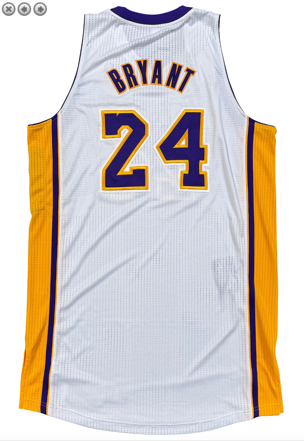 2011-12 Kobe Bryant LA Lakers Game Used/Issued Jersey