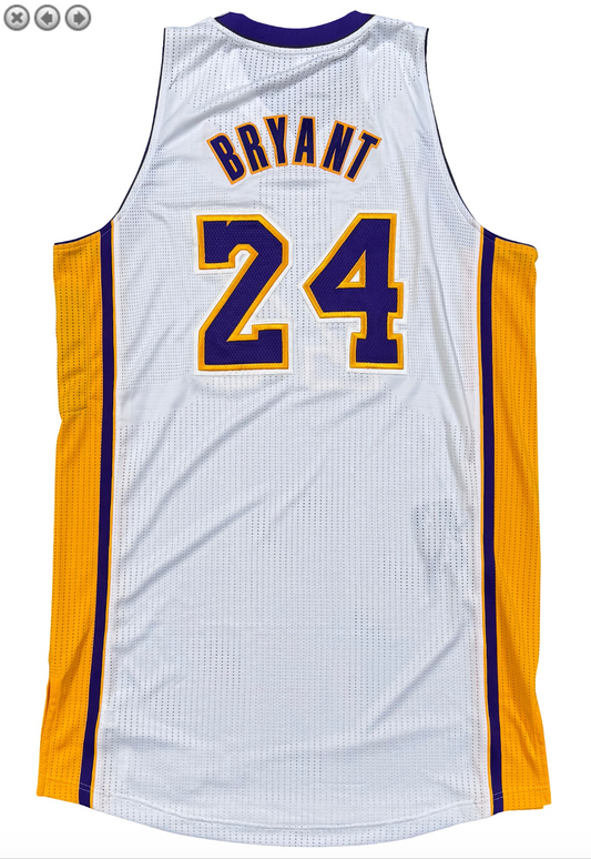 2011-12 Kobe Bryant LA Lakers Game Used/Issued Jersey