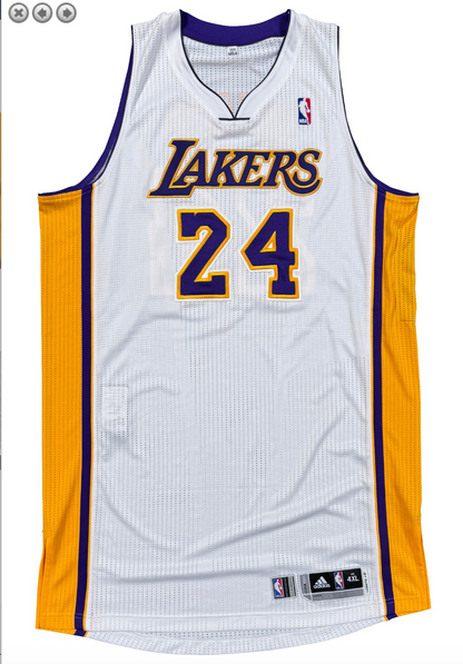 2011-12 Kobe Bryant LA Lakers Game Used/Issued Jersey
