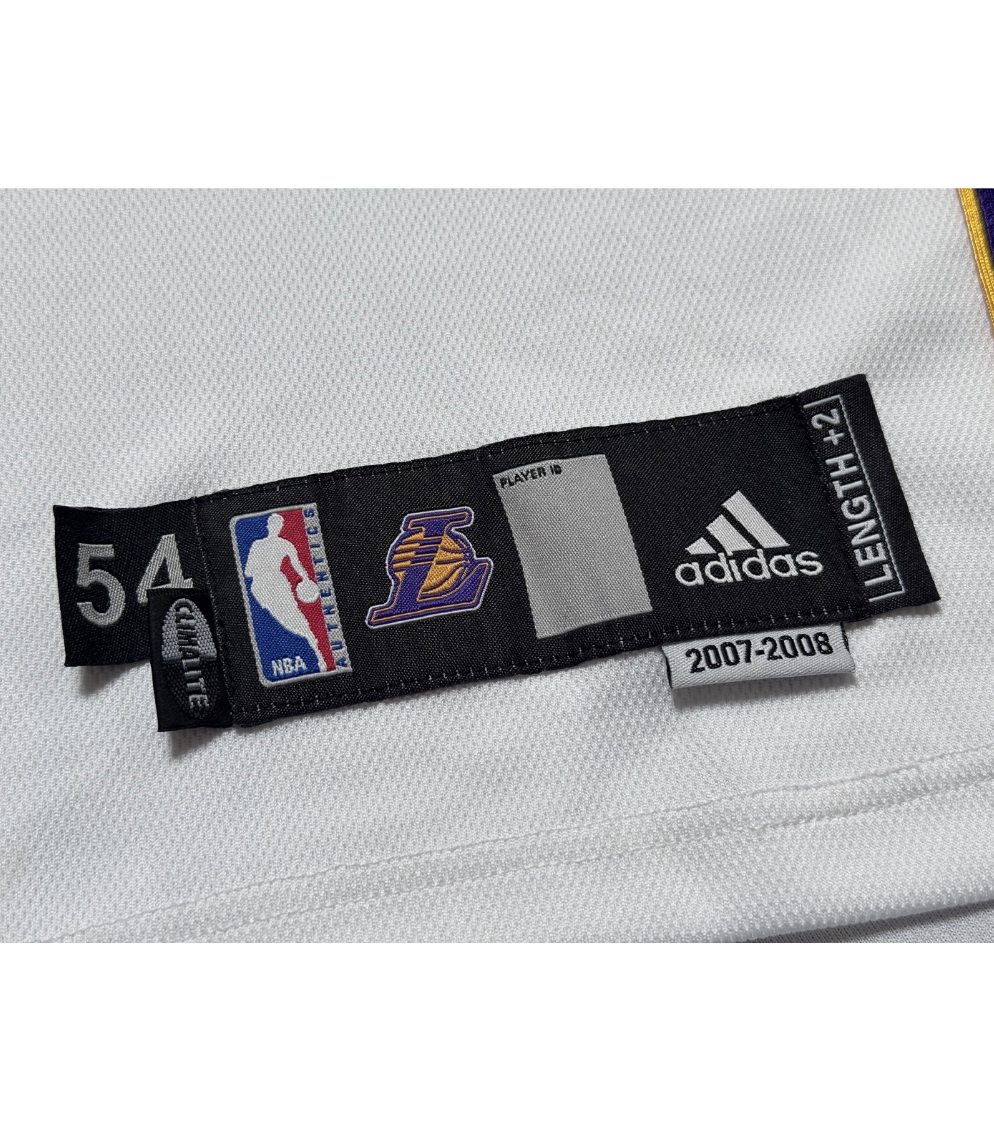 2007-08 Kobe Bryant LA Lakers Game Used/Issued Jersey