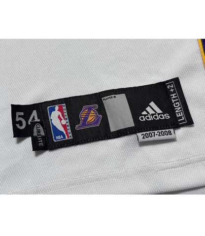 2007-08 Kobe Bryant LA Lakers Game Used/Issued Jersey