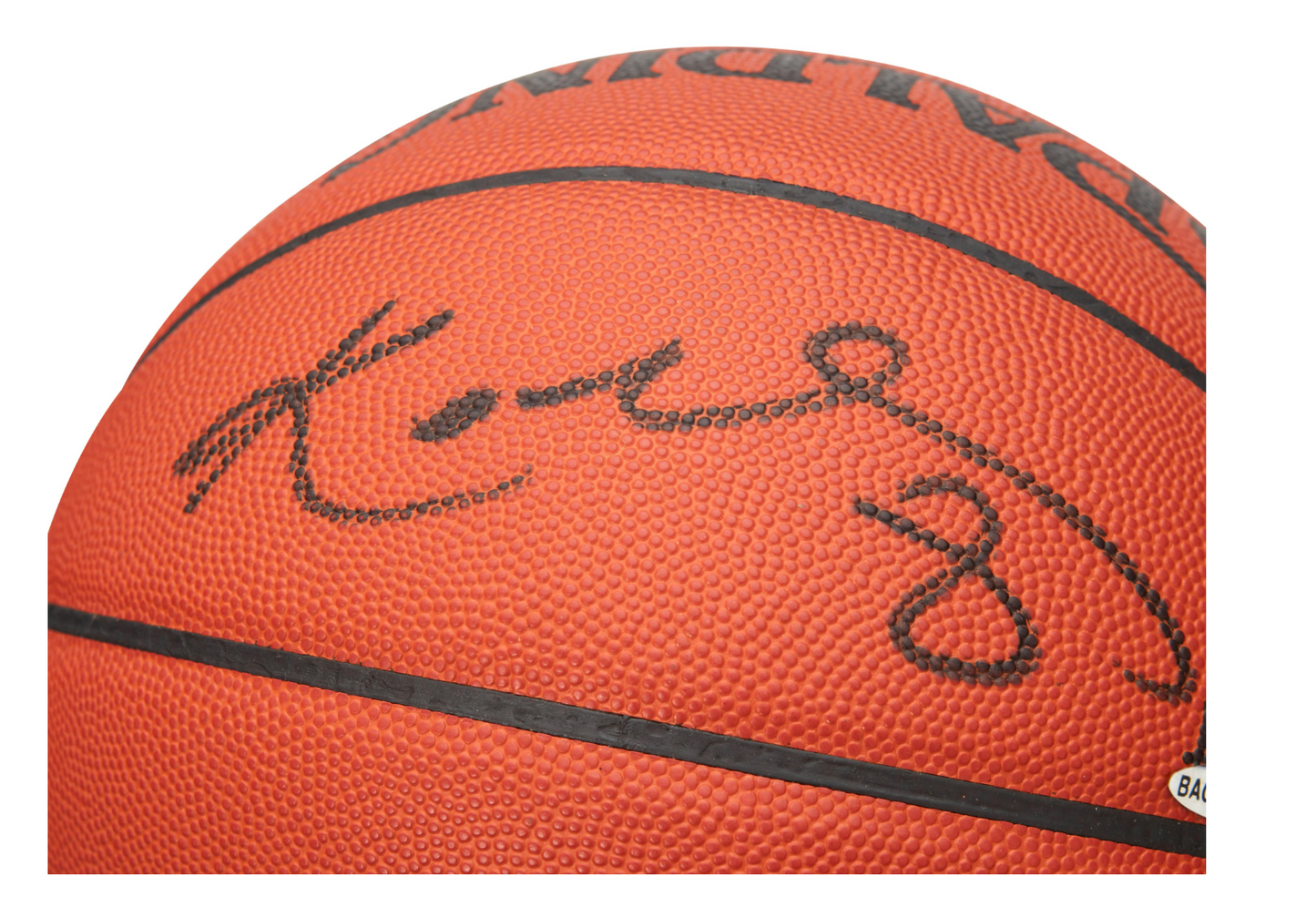 Kobe Bryant Autographed 2000 Kobe 8 NBA Championship Spalding Basketball UDA