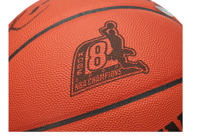 Kobe Bryant Autographed 2000 Kobe 8 NBA Championship Spalding Basketball UDA