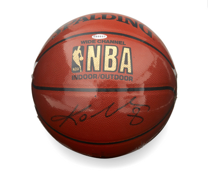 Kobe Bryant Autographed Spalding Basketball JSA LOA