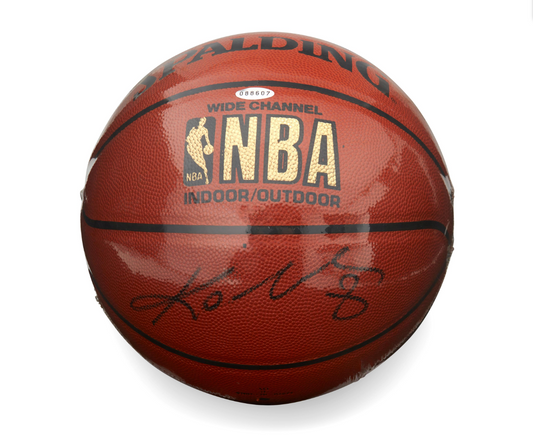Kobe Bryant Autographed Spalding Basketball JSA LOA