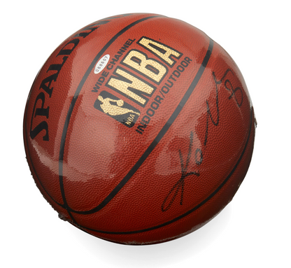 Kobe Bryant Autographed Spalding Basketball JSA LOA