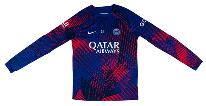Lionel Messi 2022 23 Paris Saint Germain Nike Warm Up Shirt And Shorts Set #30 Game Used Or Game Issued Mears Loa Authentic