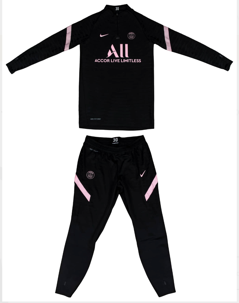 Lionel Messi 2021 22 Paris Saint Germain Warm Up Suit Game Used/Game Issued Mears LOA