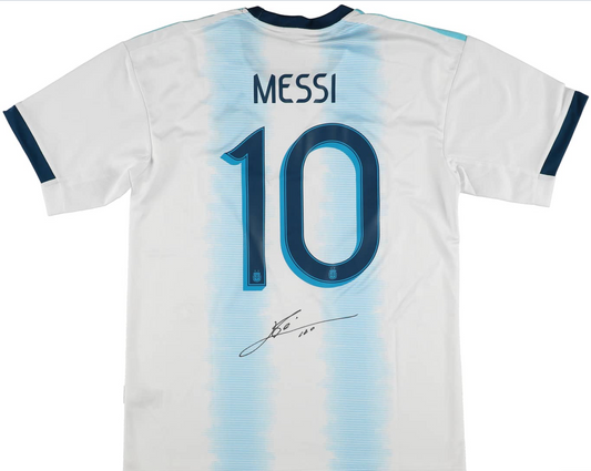 Lionel Messi Signed Argentina National Team Jersey - ICONS COA