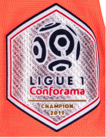 Kylian Mbappe 2019 20 Paris Saint Germain Match Issued Jersey #7 Orange Mears LOA Authentic