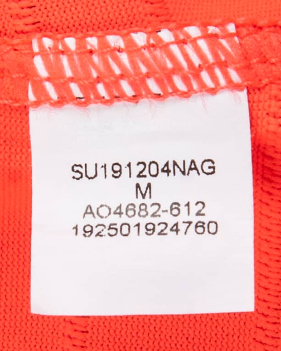 Kylian Mbappe 2019 20 Paris Saint Germain Match Issued Jersey #7 Orange Mears LOA Authentic