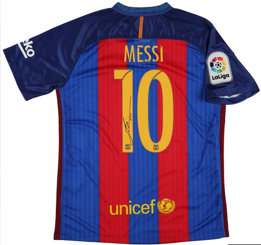 Lionel Messi Signed FC Barcelona Jersey - ICONS COA