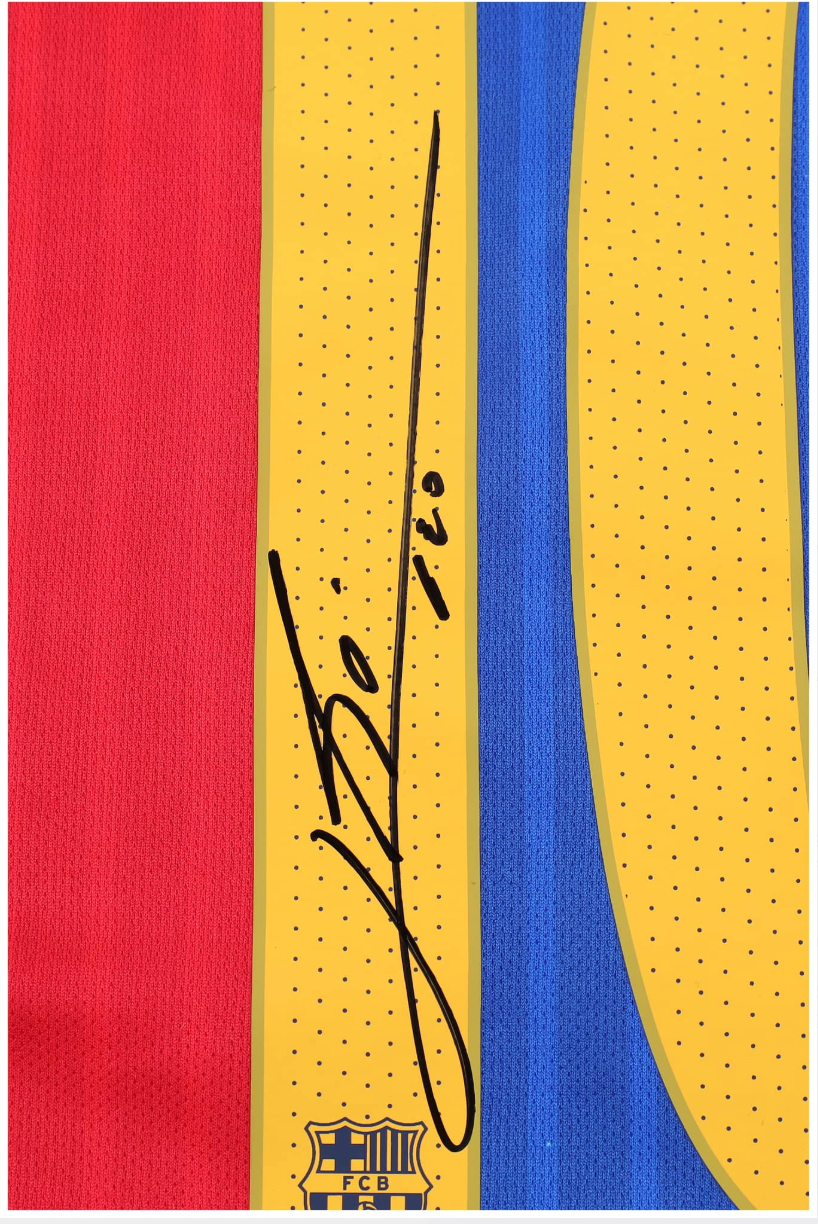 Lionel Messi Signed FC Barcelona Jersey - ICONS COA
