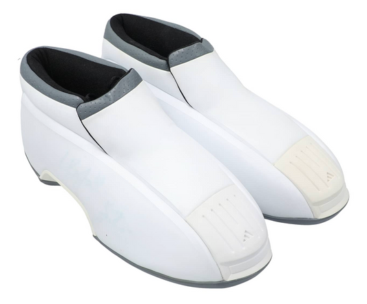 LeBron James 2001 02 Signed And Inscribed King James GAME WORN/ ISSUED Adidas The Kobe Two High School Era Sneakers  MEARS LOA PSA/DNA LOA