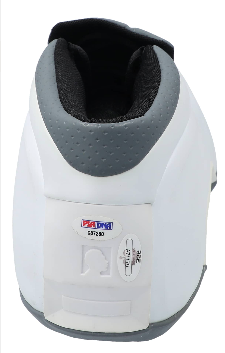 LeBron James 2001 02 Signed And Inscribed King James GAME WORN/ ISSUED Adidas The Kobe Two High School Era Sneakers  MEARS LOA PSA/DNA LOA