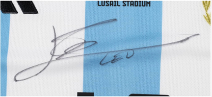 Lionel Messi Signed Argentina National Team Finals Edition Jersey - ICONS COA